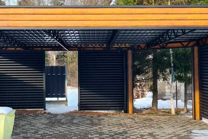 Металлические навесы беседки